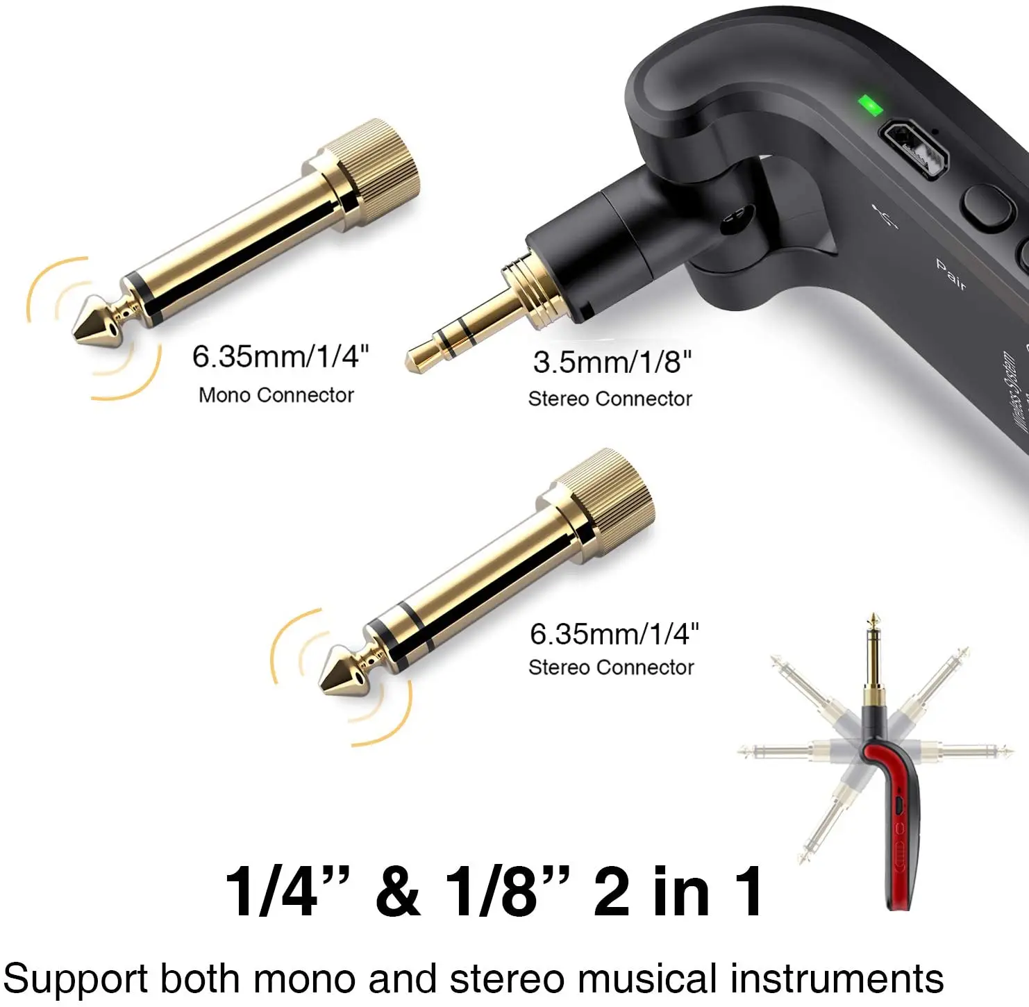 Stereo wireless guitar system hotsell