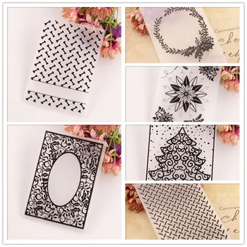 

2020 New Arrival Scrapbook Box Design DIY Paper Cutting Dies Scrapbooking Plastic Embossing Folder Size 10.5*15.5cm Card making