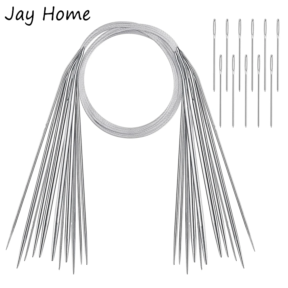  Circular Knitting Needles Size 7 40 Inch Metal Knitting Needles  Set Stainless