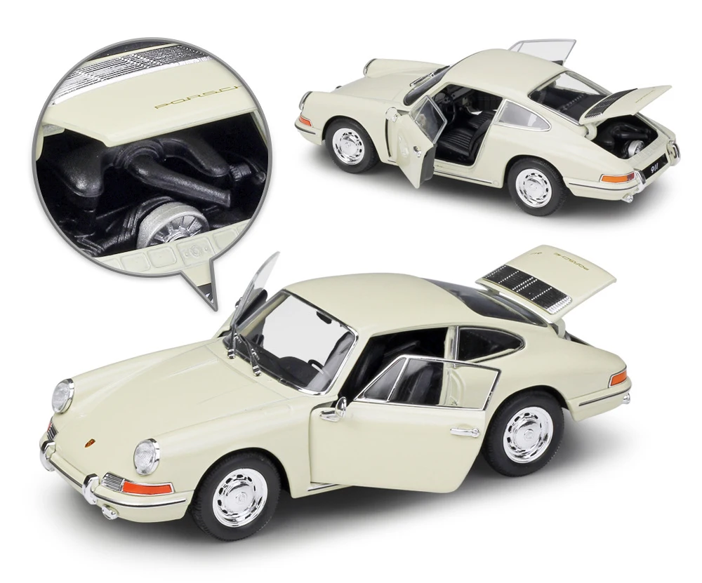 WELLY литая под давлением машина 1:24 Масштаб 1964 Porsche 911 Высокая имитационная модель автомобиля игрушка металлический сплав игрушка автомобиль для детей Коллекция подарков