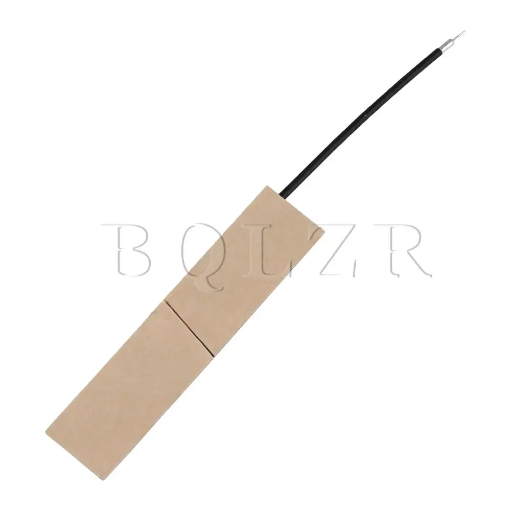 BQLZR 2pcs Черная внутренняя антенна с высоким коэффициентом усиления сварная 45x10 мм длина провода 6 см
