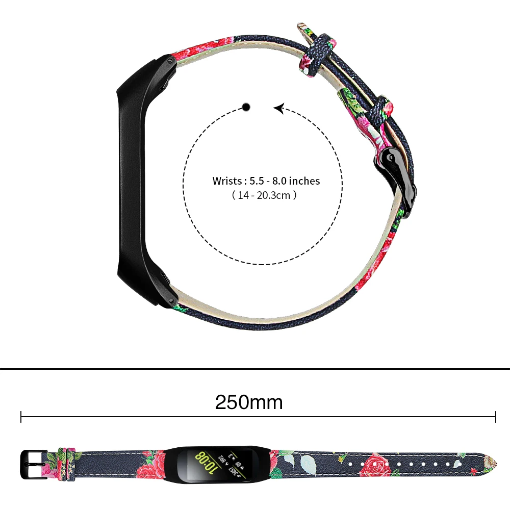 Кожаный ремешок для часов для samsung Galaxy Fit-e SM-R375 смарт-браслет часы спортивный модный сменный ремешок Correa
