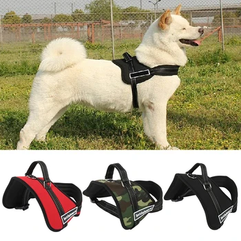

Adjustable Pet Dog Sports Chest Strap Harness Collar Pet Large Dog Walk Out Harness Vest Collar Hand Strap for Medium Large Dog