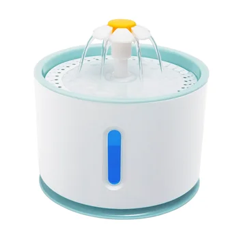 

2.4 L Replaceable Filtration Cat And Dog Automatic Drinker Silent Pet Feeder Pet Water Dispenser Water Fountain USB Cable