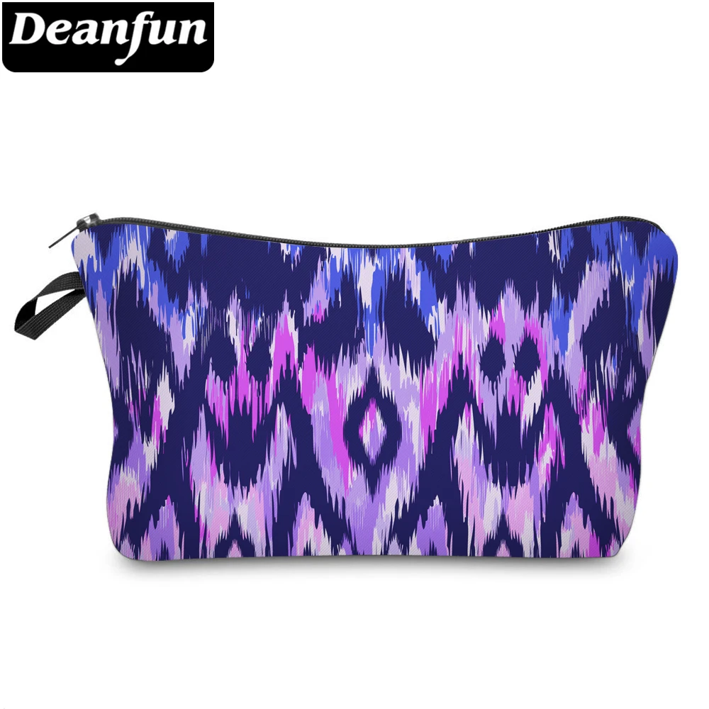 

Deanfun Purple Leopard 3D Printing Small Cosmetic Bag Stylish Soft Washable Organizer Bag Makeup Bag For Women 51655