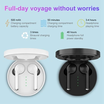 

5.0 Bluetooth Earphones TWS Wireless Bluetooth Earbuds with Microphone TW40 Sport Waterproof Gaming Headset Wireless Headphones