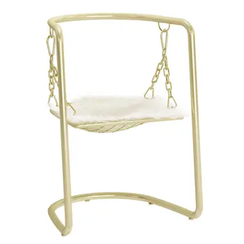 

Dining chair Nordic modern minimalist balcony chair creative home net red ins swing chair wrought iron tea lounge chair