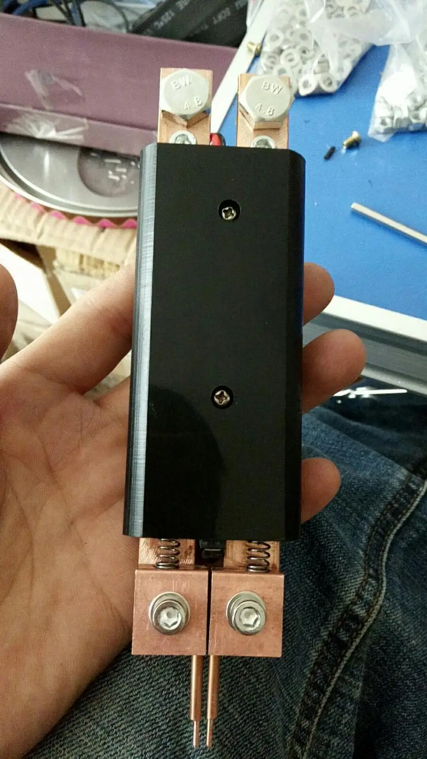 DIY машина для точечной сварки Автоматический триггер ручка Ручной точечной сварки ручка
