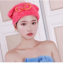 Сухая шапка для волос, текстильная, полезная, сухая, микрофибра, быстро, для волос, шапки, полотенца, для купания, для волос, шляпа, модные женские аксессуары для волос, Oct