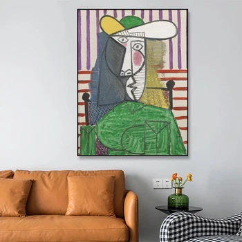 Bust of a Woman by Pablo Picasso Printed on Canvas 4