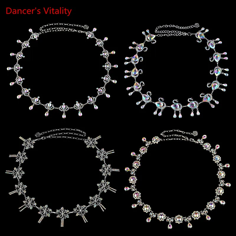 Crystal belly dance belt fashion dance hip scarf women belly 