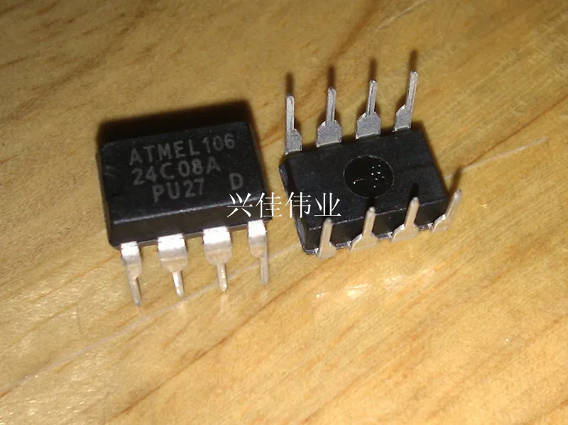 5 предметов в партии, 24C08 AT24C08 AT24C08A AT24C08AN DIP-8 IC
