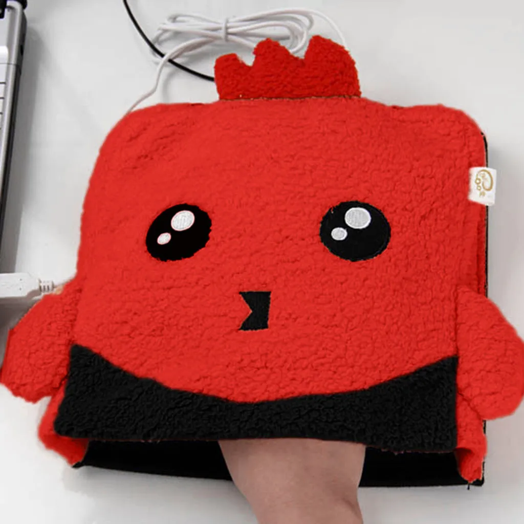 USB коврик для мыши с подогревом, коврик для мыши, грелка для рук с защитой запястья, теплый зимний красный игровой коврик для мыши, коврик для клавиатуры, игровые коврики с ремешком на запястье