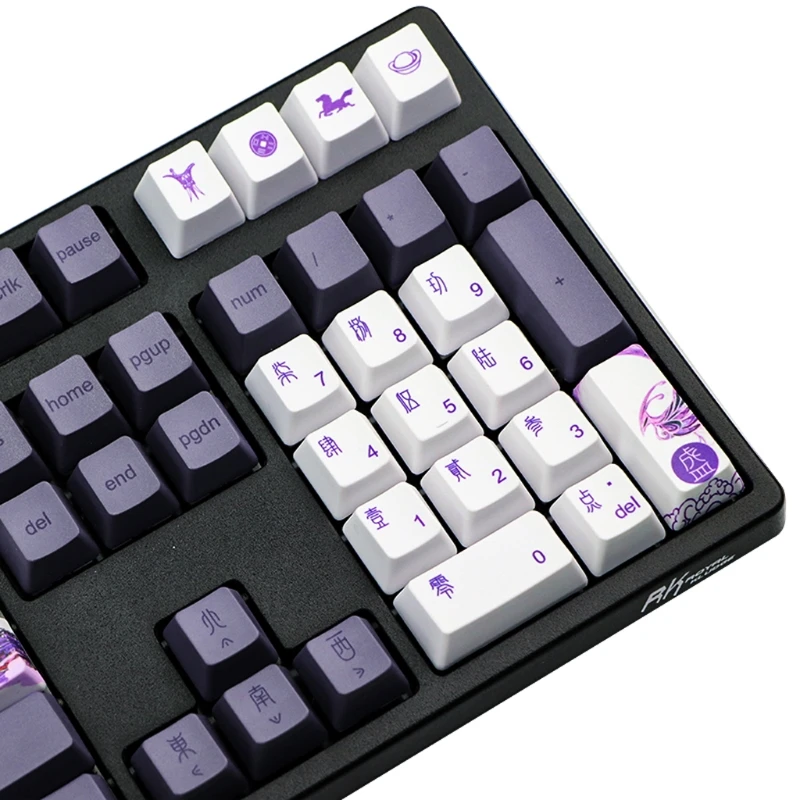 113 Keys Datang Keycap PBT Sublimation Keycaps OEM Mechanical Keyboard Keycap Chinese GK61 GK64