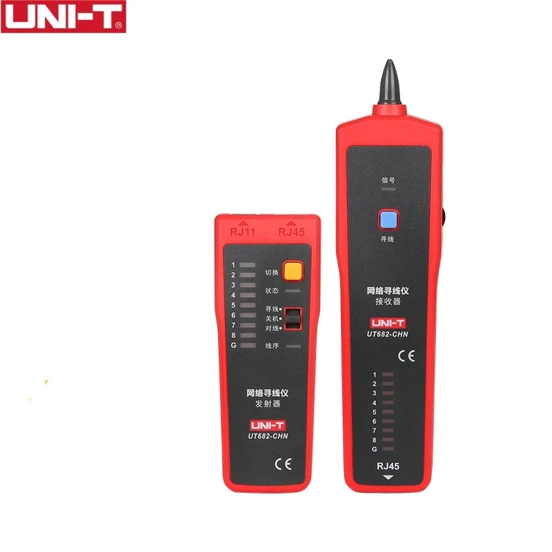 UNI-T UT682 network wire tester tracker RJ11 RJ45 wire line finder Lan tester handheld cable testing tool for network maintenance network cable tester