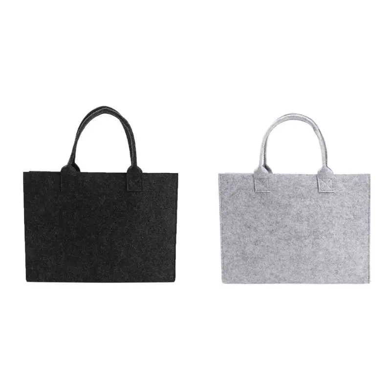 Portable Felt Fashion Handbag Purse Handbag Large Capacity Organizer Shoulder Bag