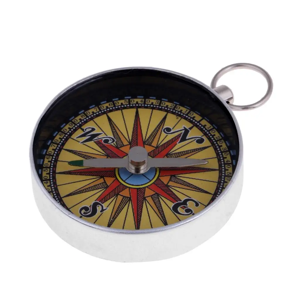 

Pocket Compass Sports Keychain Ring Compass Outdoor Portable Camping Hiking