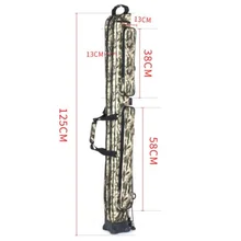 125*13 см двухслойная Рыболовная Сумка для хранения сумка для удочки с поддержкой