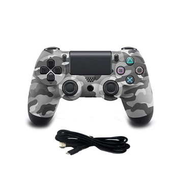 

JIE LI Wired PS4 Controller Bluetooth Gamepad For Sony PlayStation Dualshock 4 Vibration Joystick No battery With Package