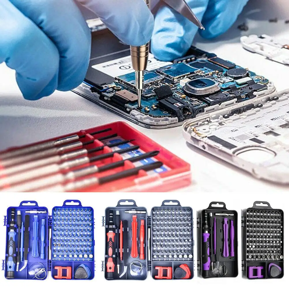 

115 In 1 Magnetic Screwdriver Hand Tool Set for Laptop Phone Watch Repairing