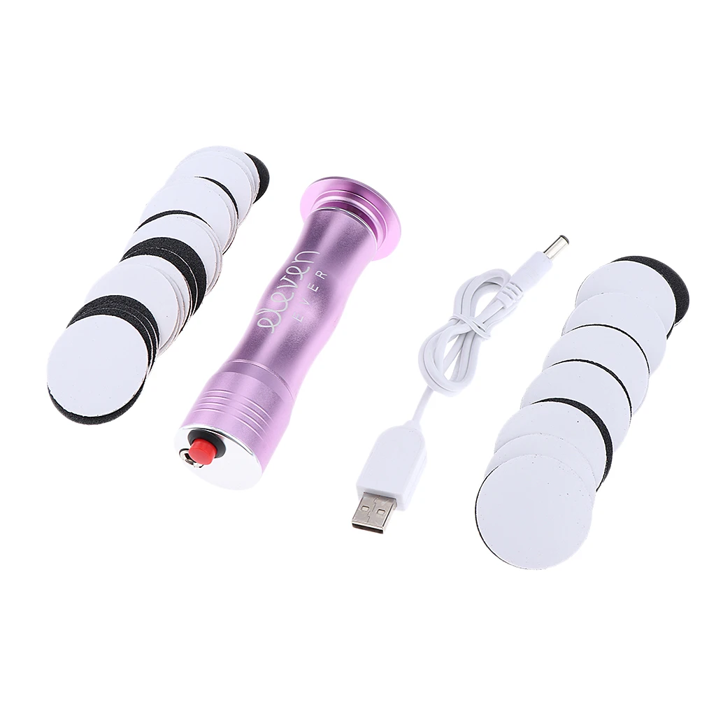 Professional Electric Foot Callus Remover Shaver for Feet Dry Hard Dead Skin & 60pcs Replacement Sandpaper Disk Sanding Pad