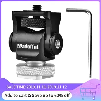 

Hot Shoe Adjustable Mount Monitor Flash Adapter Microphone Bracket Holder for Video Camera Photography for Canon Nikon Sony