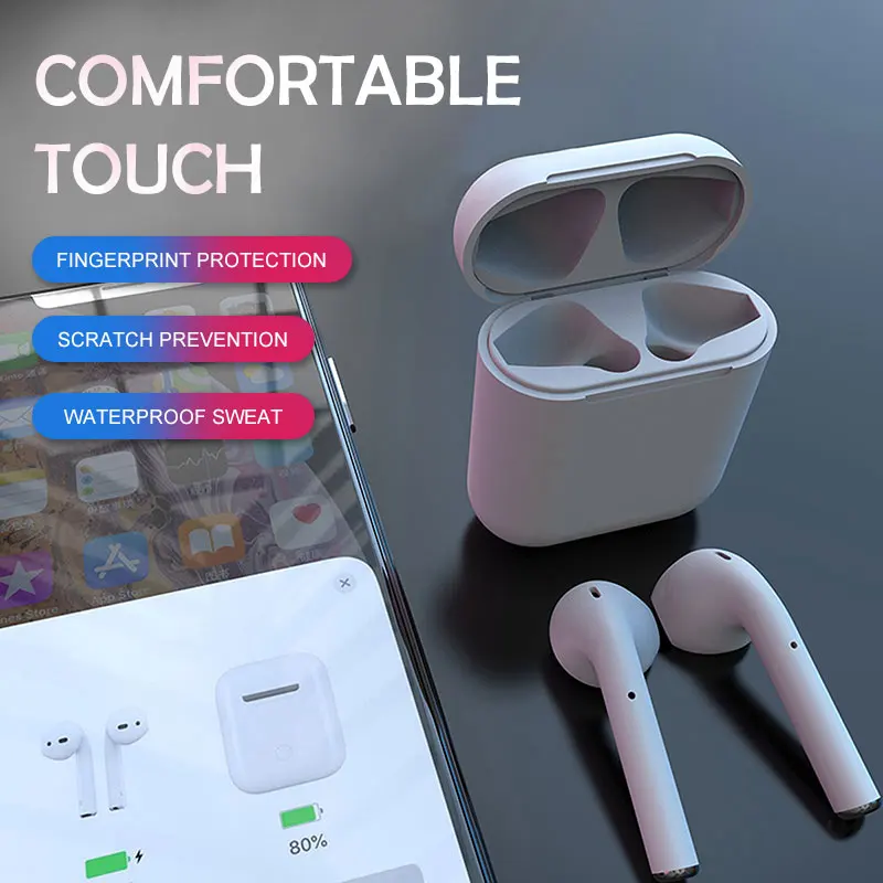 Bluetooth гарнитура, беспроводная гарнитура, hands free стерео объемный звук, Спортивная музыка, прекрасный цвет макарон, матовый на ощупь