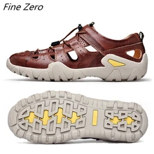 Мужская обувь из натуральной кожи для треккинга, дышащая обувь, нескользящая, износостойкая, уличная, профессиональная, мужская, прогулочная, прогулочная, водные кроссовки