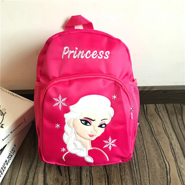 Disney Frozen Elsa сумка мультфильм автомобиль рюкзак в детский сад водонепроницаемый материал сумка милый рюкзак Человека-паука рюкзак для путешествий на открытом воздухе - Цвет: 2