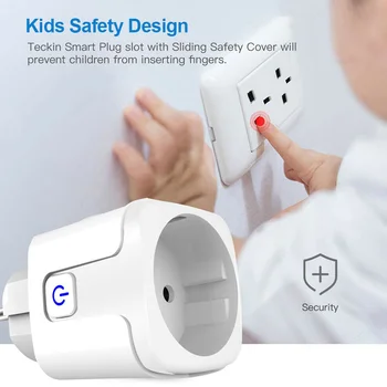 

Wifi Smart Outlet Socket EU Plug for iOS Android Amazon Alexa Google TSH Shop