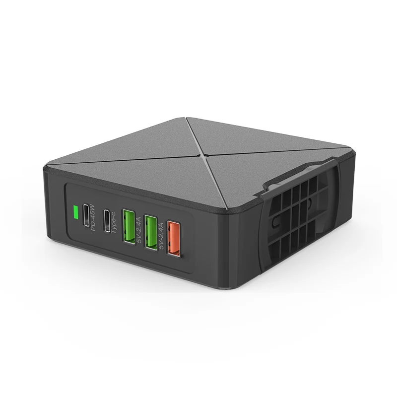 5 портов USB зарядное устройство PD Быстрая зарядка QC3.0 Быстрая зарядка для iPhone для samsung type C для huawei