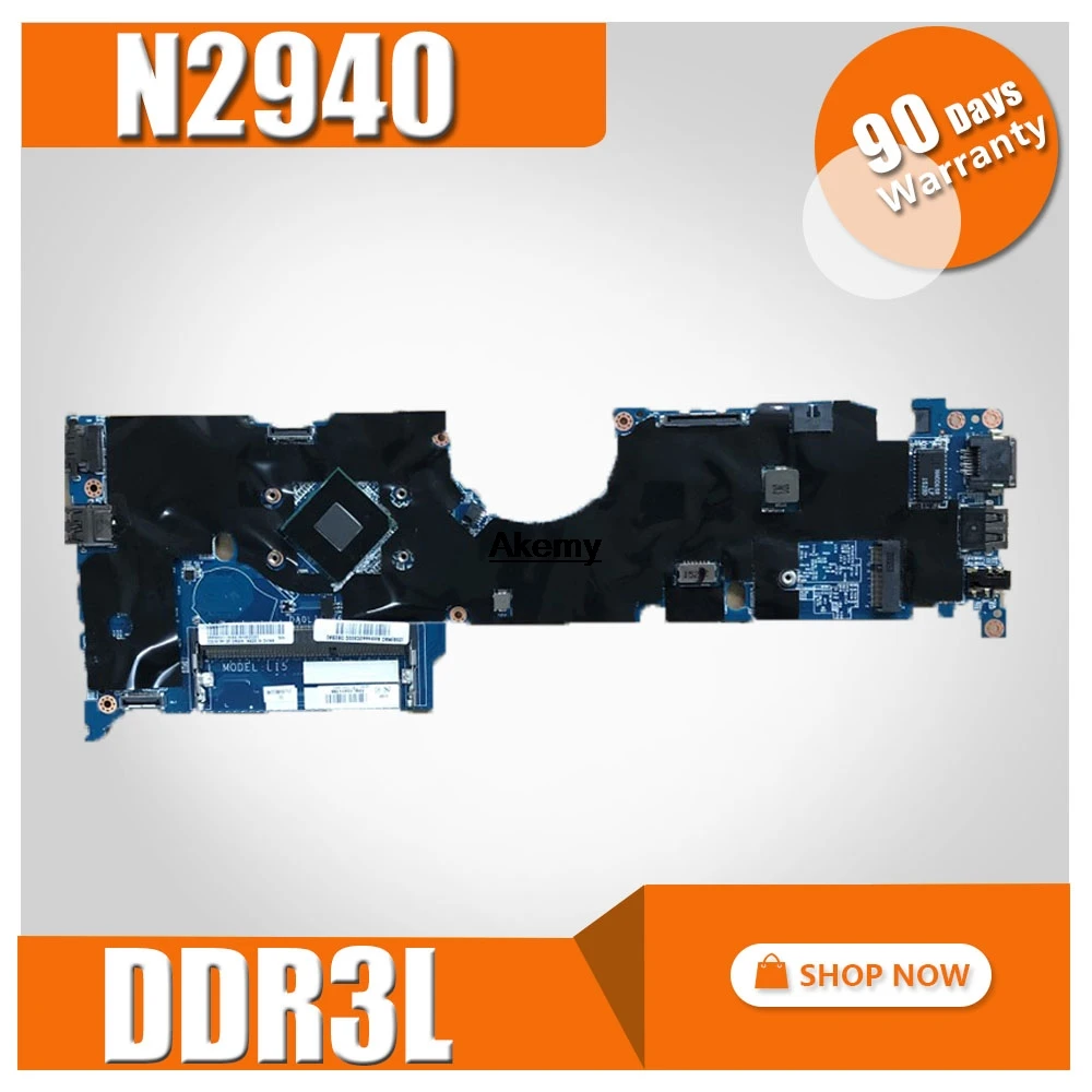 

For Lenovo Yoga 11E Touch ThinkPad 11e Laptop Motherboard 00HT223 DAOLI5MB6I0 CPU N2940 SR1YV DDR3L 100% good test