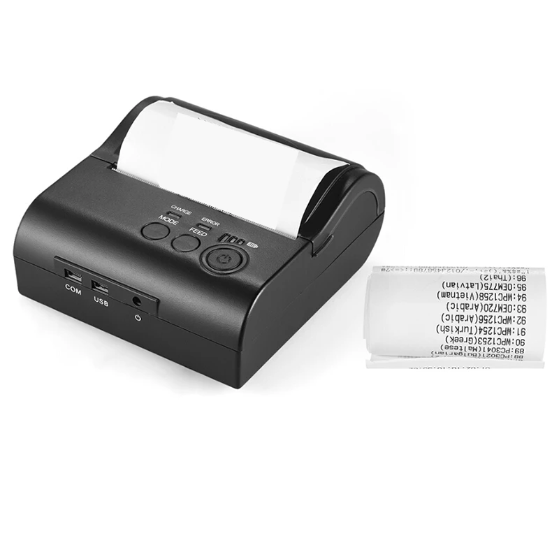 Bluetooth Термальный чековый принтер порт чековый принтер pos-принтер портативный Bluetooth принтер билетный принтер Android IOS Windows