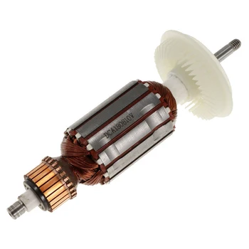 

Iron Angle Grinder Motor Rotor Parts Armature GWS6-100 TWS6600 Plastic Shaft