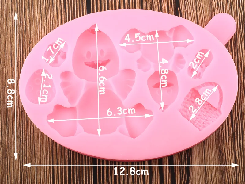 3D Duck Silicone Molds Flower Basket Fondant Mould Sugarcraft Cake Decorating Tools Fimo Clay Candy Chocolate Gumpaste Mold