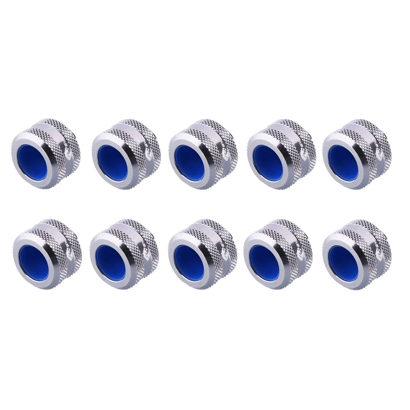 Fora do Tubo Encaixes de Compressão da Mão Pces Bykski Anti Duro 10x14mm Preto Vermelho Branco Ouro Prata Azul g1 - 4 B-fthtj-l14 10 - Imagem 2