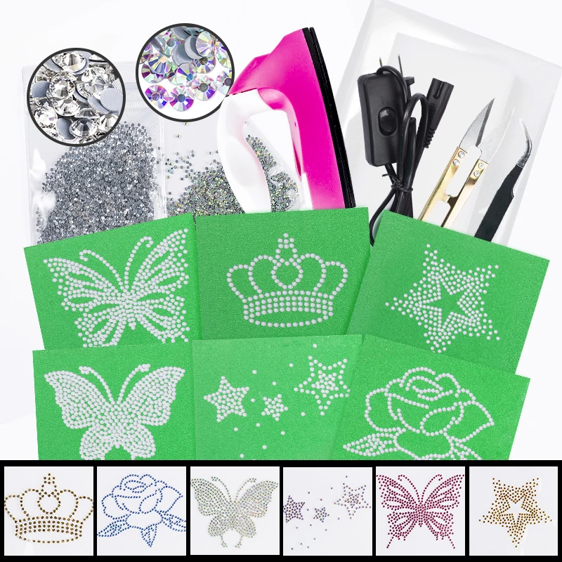 Rhinestone Transfer Heat Press Heat Press Transfer Sticker