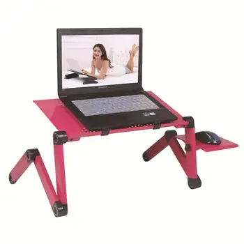 

Folding Desk Portable Adjustable Laptop Table With Cooling Fan Folding Laptop Desk For Reading Videos Watching On Bed Sofa