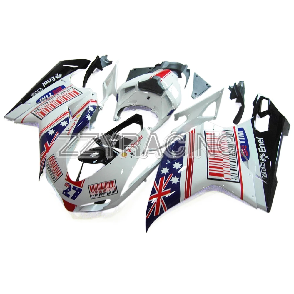 

Complete Fairings Kits for Ducati 1098 848 1198 2007 - 2012 1098 848 1198 07 08 09 10 11 12 Year ABS Plastic Pure Flat Black