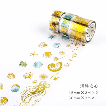 HaiYangZhiXin 10set/lot Washi Masking Tapes Fingertip poetry Decorative Adhesive Scrapbooking DIY Paper Japanese Stickers - Цвет: HaiYangZhiXin