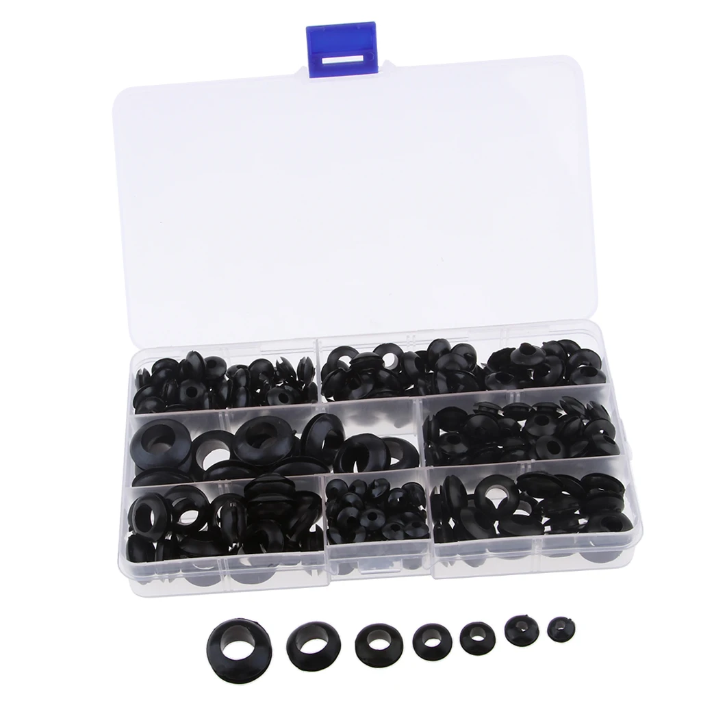 Rubber Grommet Assortment Electrical Wire Gasket Kit M3//M5/M6/M8/M10/M12