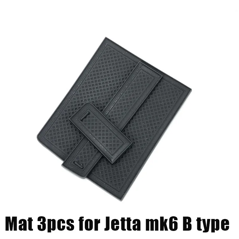 Для Volkswagen Jetta MK6 2012 2013- Автомобильный Центральный ящик для хранения подлокотник Восстановленный автомобиль ящик для хранения перчаток 1 шт - Название цвета: B Type mat