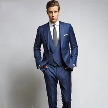 Двубортные мужские костюмы, свадебные смокинги для жениха, мужской костюм для свадьбы, приталенный Terno Masculino, 3 предмета, пиджак, брюки, жилет, костюм