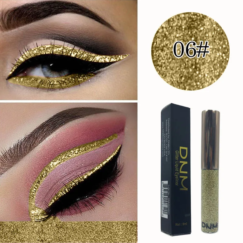 �� 16 Colors Beauty Glitter Eyeliner Waterproof Lasting Bright Shiny Strobe Diamond Liquid Eye Liner Shadow Eye Makeup Pen