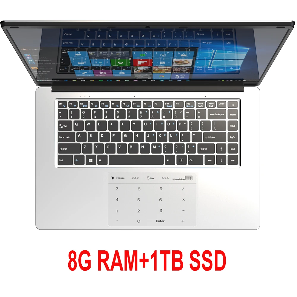 8G RAM 1TB SSD 15,6 дюймовый игровой ноутбук с 8 Гб ОЗУ DDR4 1 ТБ 512G 256G 128G SSD rom Ноутбук компьютер Win10 Intel четырехъядерный ноутбук ультрабук - Цвет: 8G RAM 1TB SSD