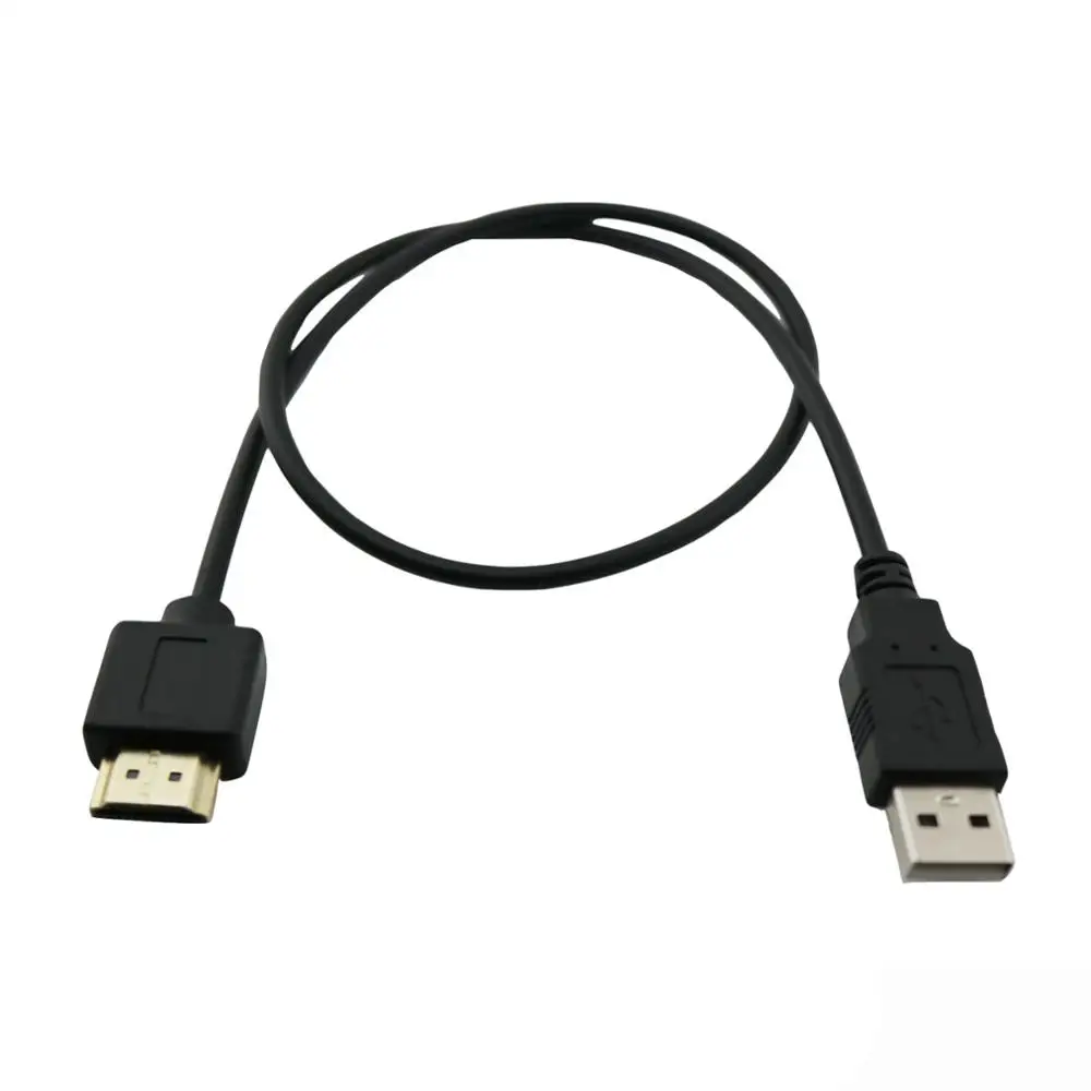 1x HDMI 1 4 штекер к USB 2 0 A адаптер Коннектор зарядное устройство конвертер кабель