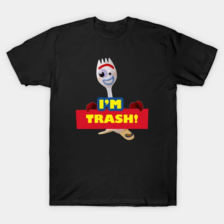 I'm Trash-Forkie/Forky-Toy Story 4 футболка История игрушек футболка forky Toy Story 4 forky История игрушек одежда История игрушек