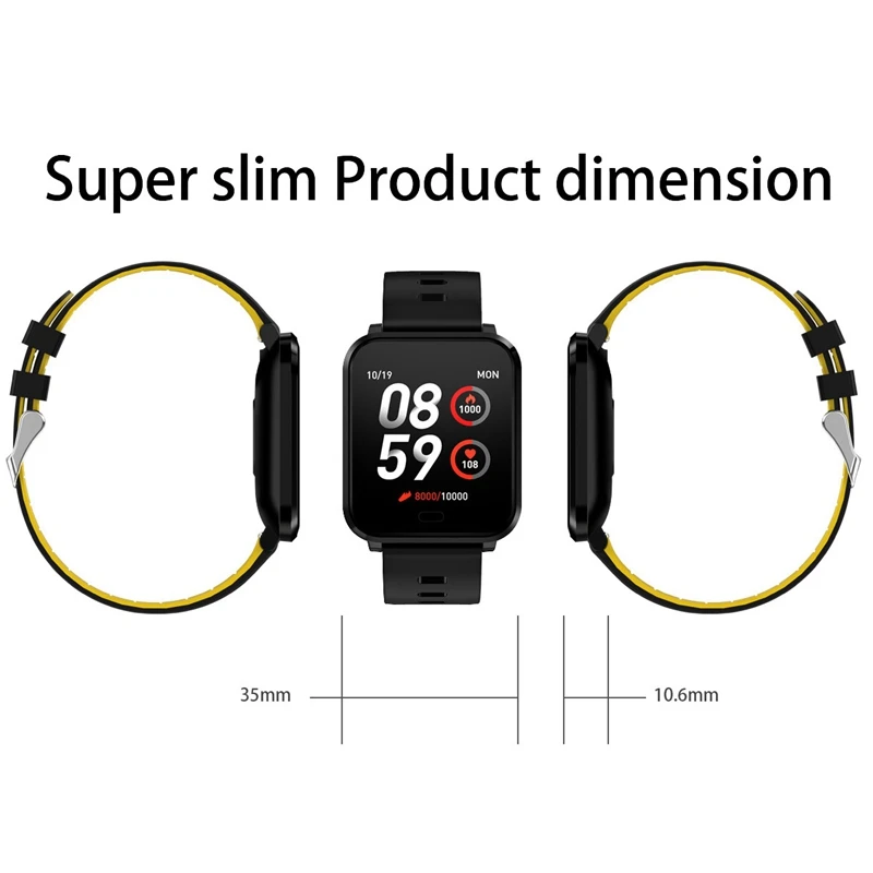 K10 Smart Watch Bluetooth Sports Bracelet Heart Rate Tester Outdoor Pedometer
