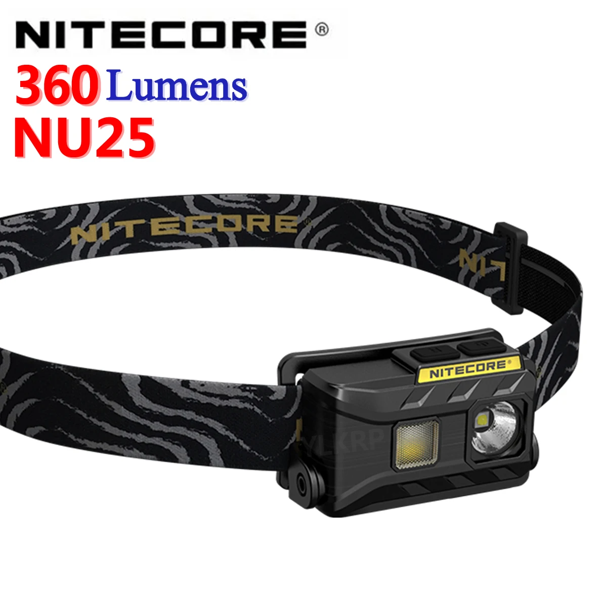 Налобный фонарь NITECORE NU25 360 люмен легкий перезаряжаемый с встроенным