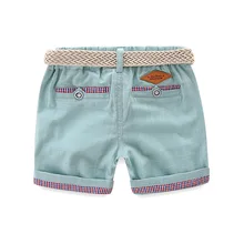 Детские клетчатые шорты летняя одежда стиль корейский стиль детская одежда для мальчиков детские универсальные брюки с поясом